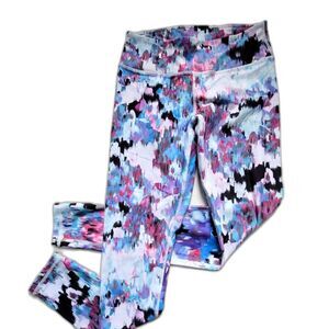 FABLETICS womens Midrise Watercolor activewear Leggings Size S